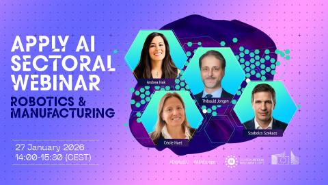 Webinar Apply AI: inmersión profunda en los sectores de la robótica y la fabricación