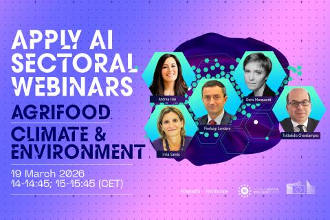 Webinar ‘Apply AI’: análisis aplicado al sector agroalimentario, el clima y el medio ambiente